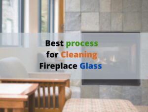 Fireplace Glass Cleaning
