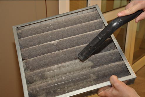 Air duct filter